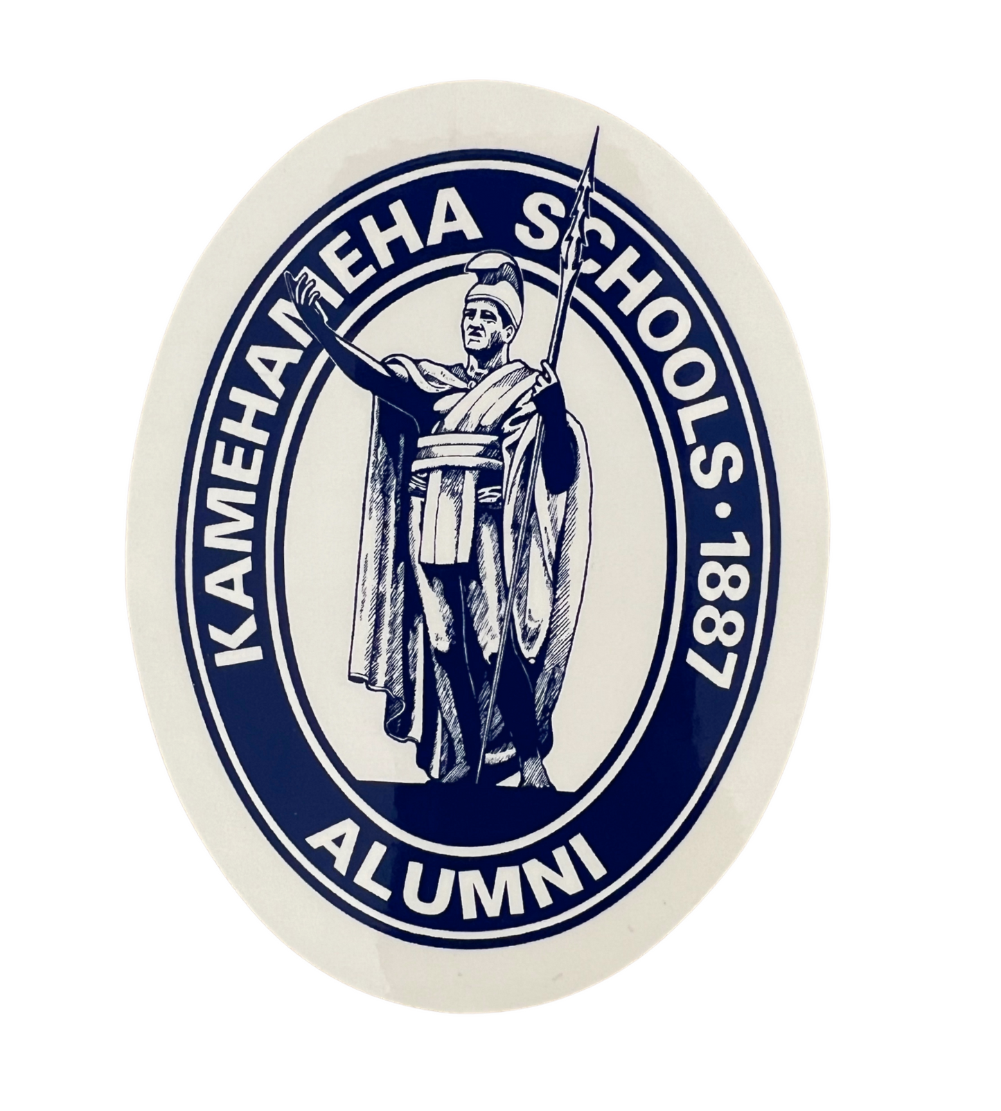 M0052 KS Oval Logo Alumni Decal