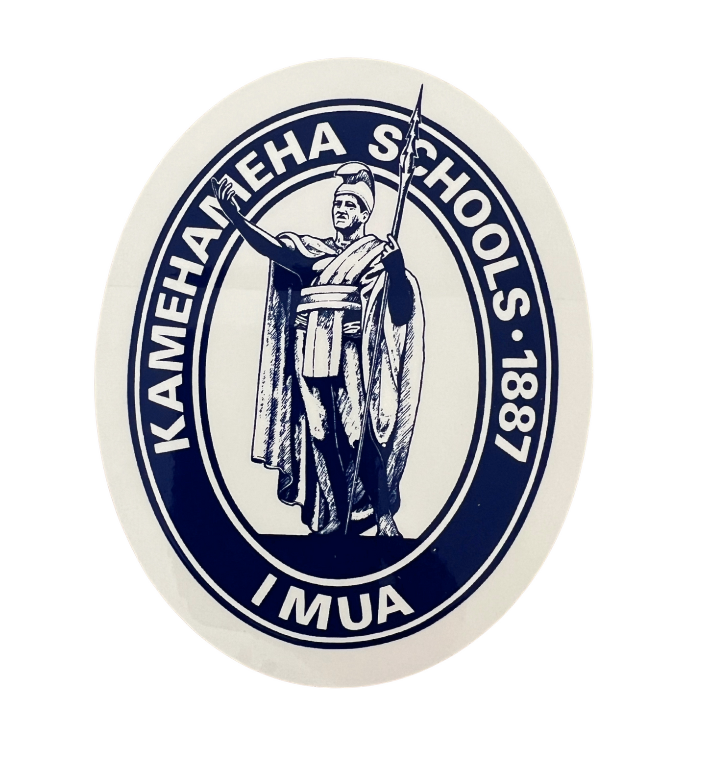 M0048 KS Oval Logo I mua Decal