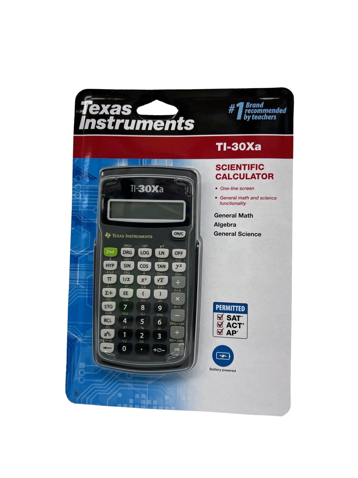 S0369 Texas Instruments Scientific Calculator TI30Xa