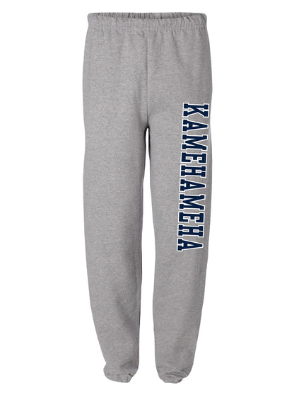 A0330 Adult Fleece Sweatpants with Pockets Kamehameha