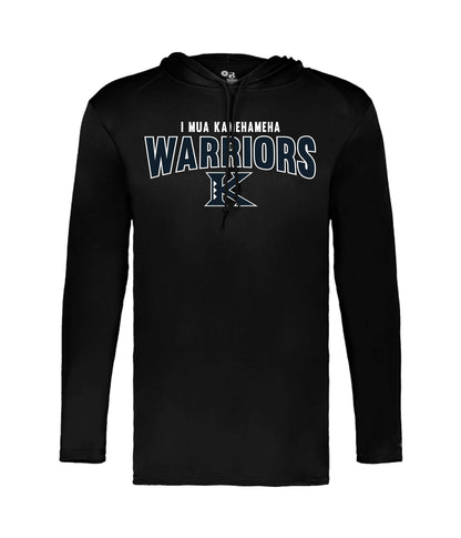 A0120 Men's B-Core Performance Long Sleeve Hood Tee