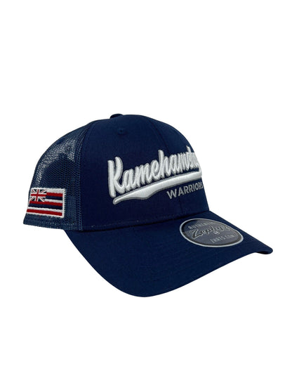 M0365 Big Rig Trucker Hat Script Kamehameha