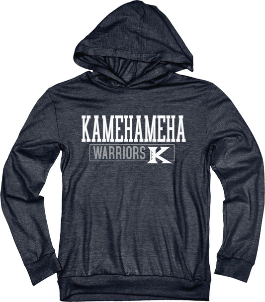 A0086 Youth B84 Tri-Blend Long Sleeve Hood Tee