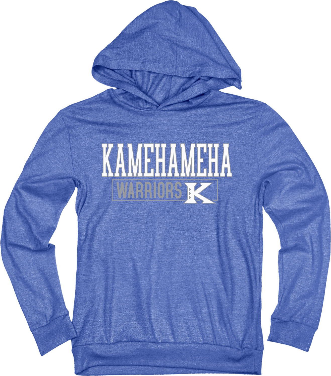 A0086 Youth B84 Tri-Blend Long Sleeve Hood Tee