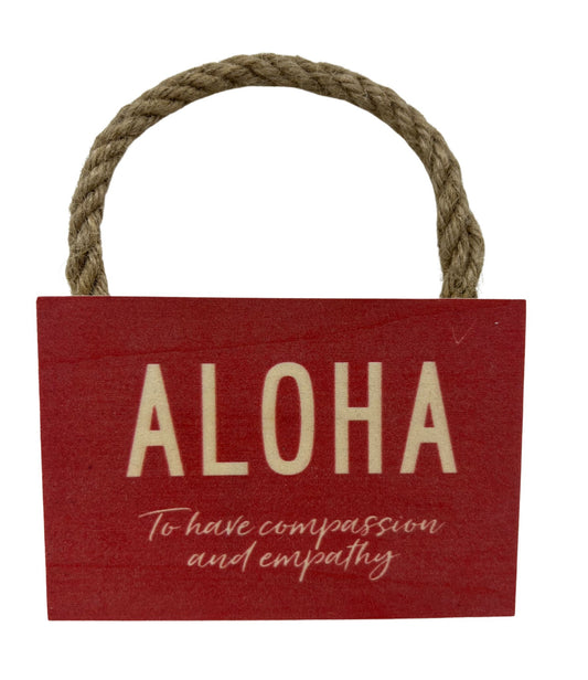 M0279 SoHa Aloha Wood Sign