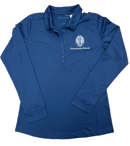A0083 Women's Port Authority Long Sleeve Performance Polo