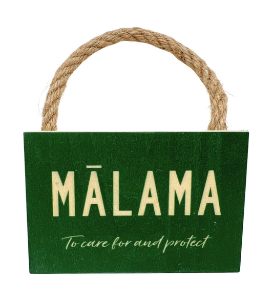 M0278 SoHa Malama Wood Sign