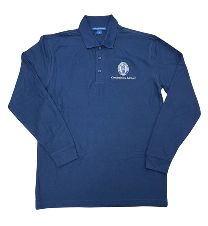 A0216 Men's Port Authority Core Pique Cotton Long Sleeve Polo