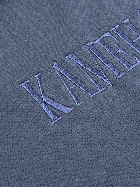 A0340 Adult Embroidered Kamehameha Pullover Hoodie