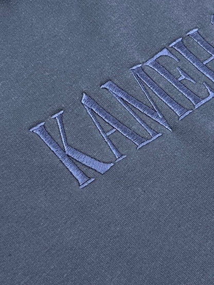 A0340 Adult Embroidered Kamehameha Pullover Hoodie