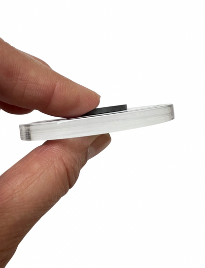 M0325 Clear Acrylic Logo Magnet