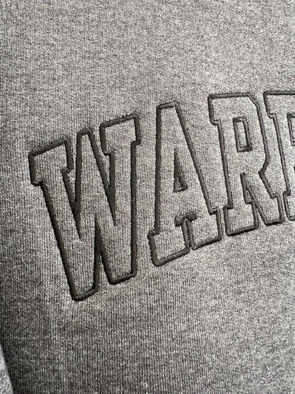 A0337 Adult Embroidered Warriors Crewneck