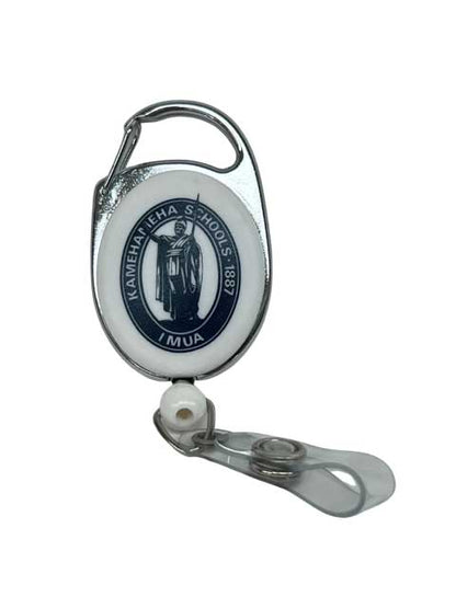 M0130 Oval Retractable Carabiner Badge Holder