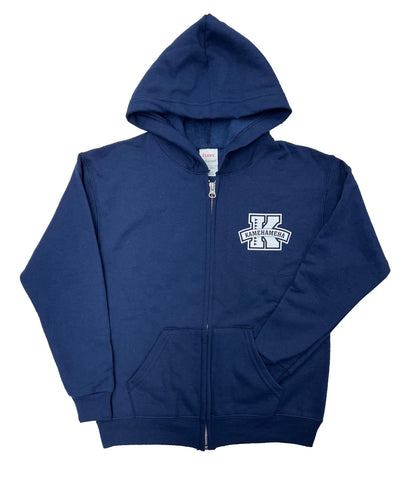 A0217 Youth Hanes Full-Zip Hood